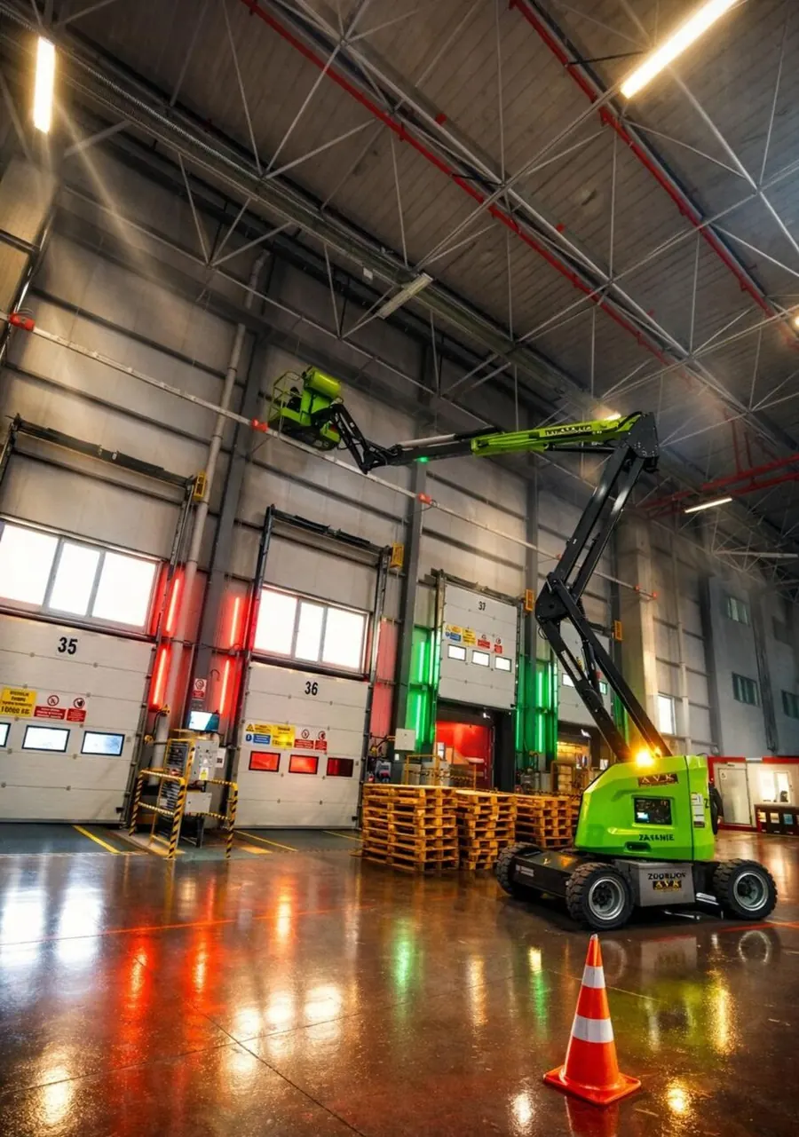 Fabrika içinde eklemli platform